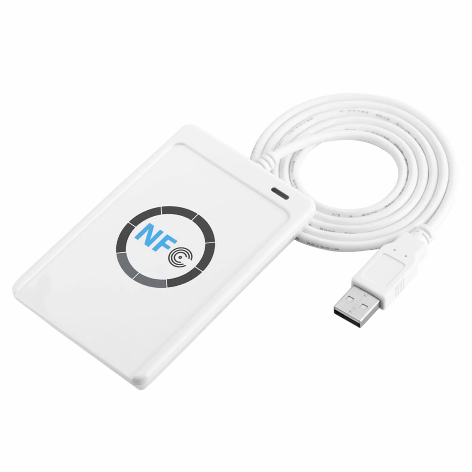 Akozon Lettore RFID ACR122U, lettore e scrittore RFID NFC Software ACR122U Writer NFC Pro in bianco dei programmatori Deftun ISO 14443A B