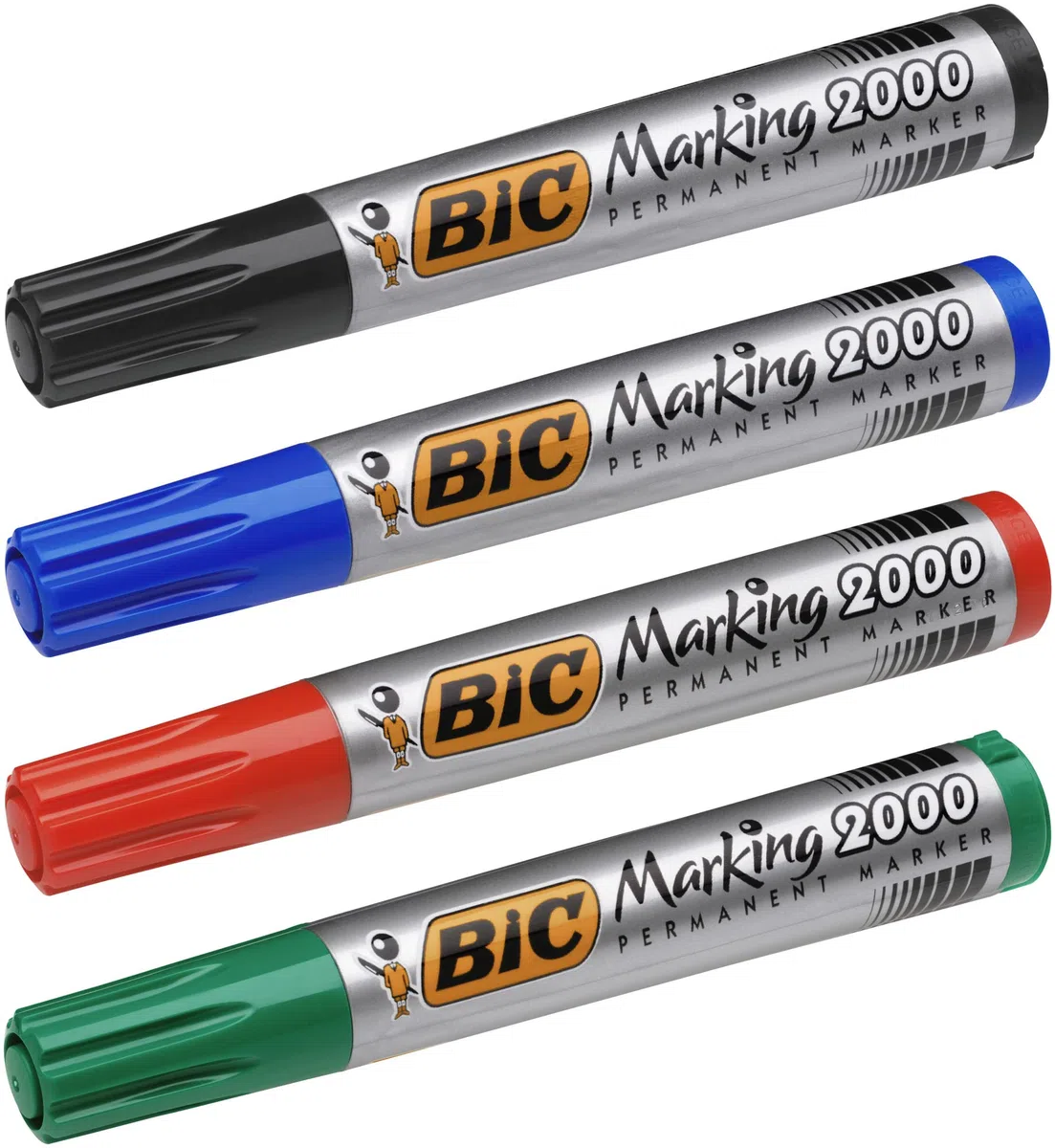 BIC Marking 2000 ECOlutions, Pennarelli Indelebili (Punta 1.7mm), Colore Nero, Confezione da 36 Unità, Cancelleria Ufficio "esclusiva amazon"