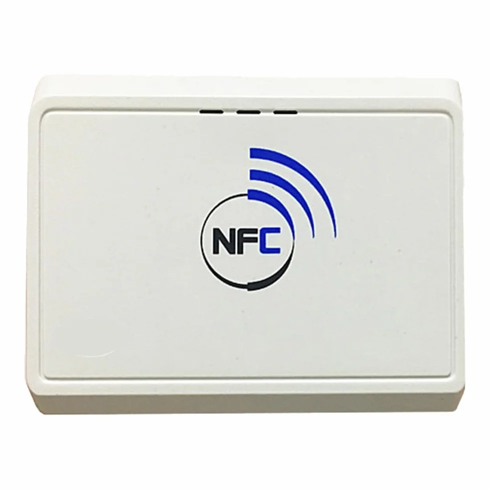 Lettore di schede mobile senza contatto senza fili 13.56MHz NFC Bluetooth Android RFID (ACR1311)