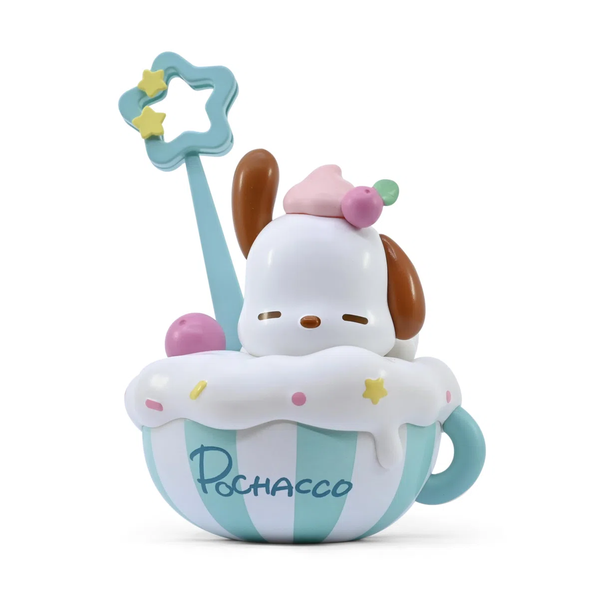 Yume Sanrio Pochacco Party Time Memo Stand - Simpatica clip da scrivania Sanrio con design cappuccino | Regali anime per ragazze e collezionisti Sanrio
