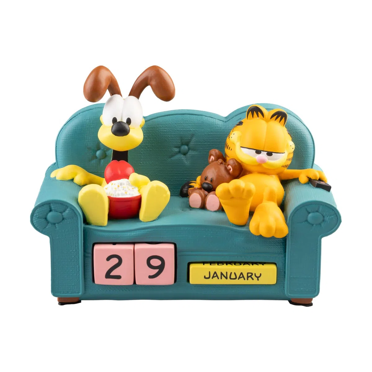 Grupo Erik Calendario Perpetuo Garfield 3D - Calendario da Tavolo Perpetuo | Decorazione da Scrivania per Fans 16,6 x 12,5 x 9,3 cm