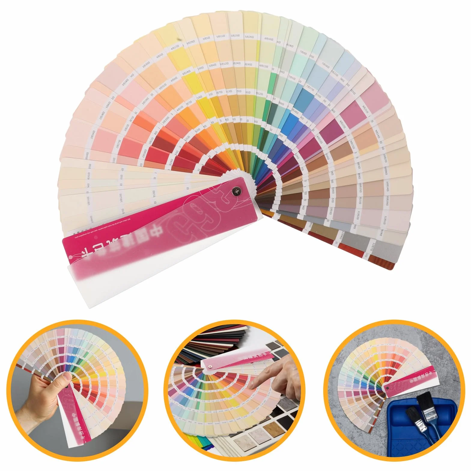 Campioni di Colori per Vernici Standard in Carta e Plastico, Portatili e Convenienti per Progetti DIY e Ristrutturazioni Domestiche