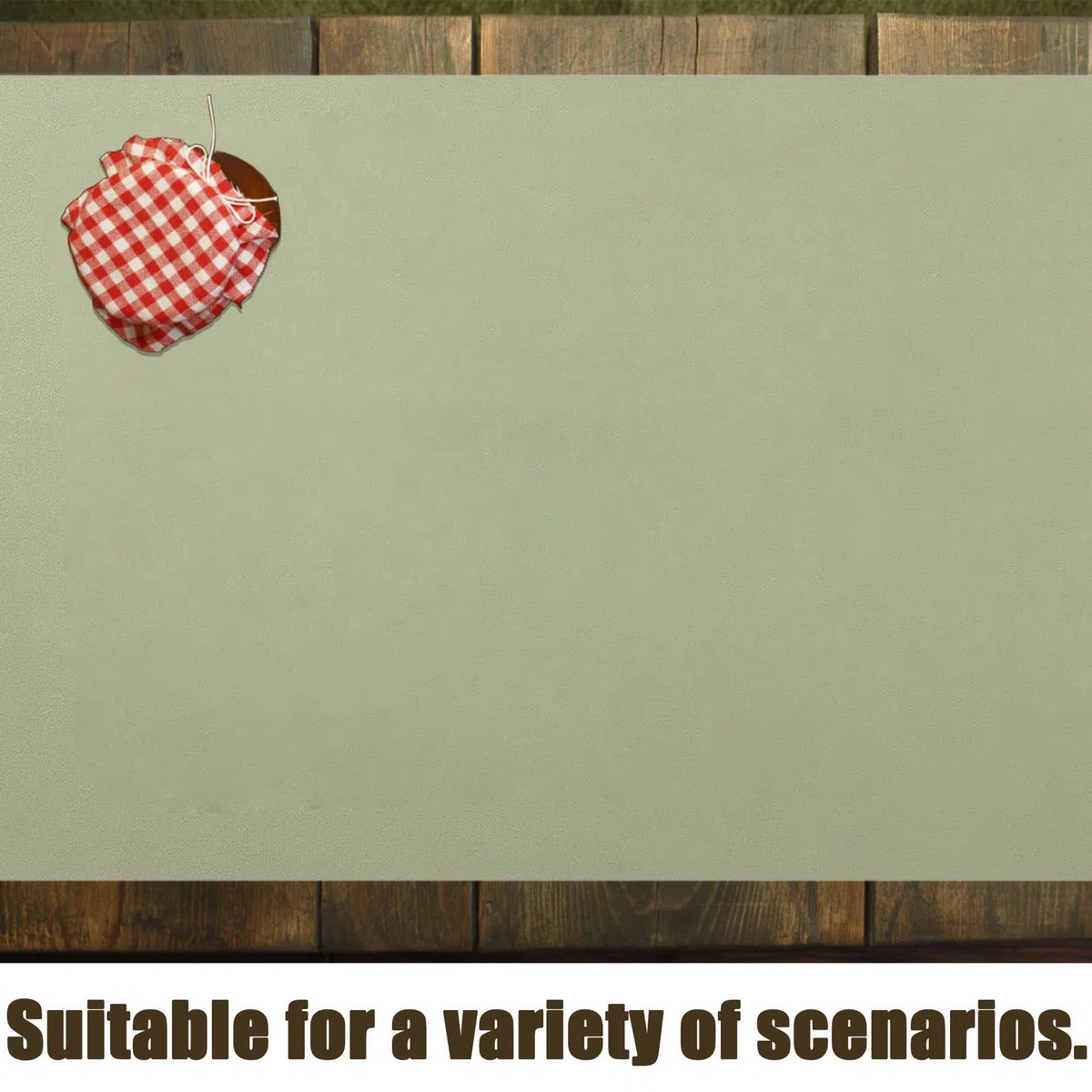 Sottomano Scrivania 49 x 100 cm Antiscivolo Tappetino da Scrivania in Pelle Morbido Tappetino Ufficio e Casa Protezione, Verde