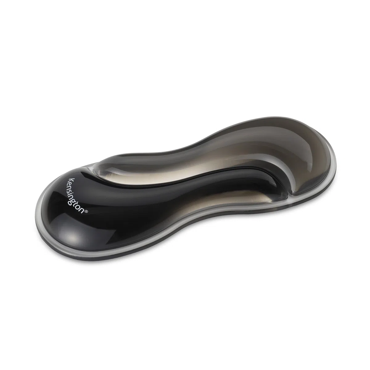 Kensington Slim Duo Tappetino Poggiapolsi per Mouse e Trackball, Fornisce Supporto Ergonomico, Compatibile con Mouse e Trackball a Basso Profilo, 192 x 72 x 22 mm, Nero/Grigio (K62438WW)