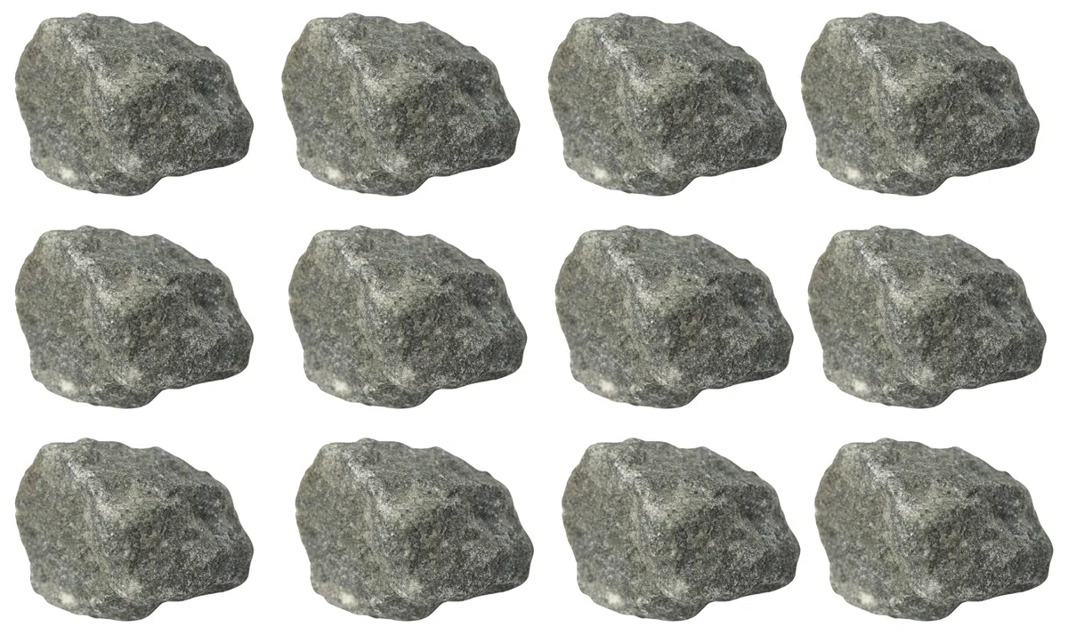 EISCO 12 pezzi di olivina grezza, campioni minerali – circa 2,5 cm – Geologo selezionato e lavorato a mano – ideale per aule di scienze – Confezione di classe