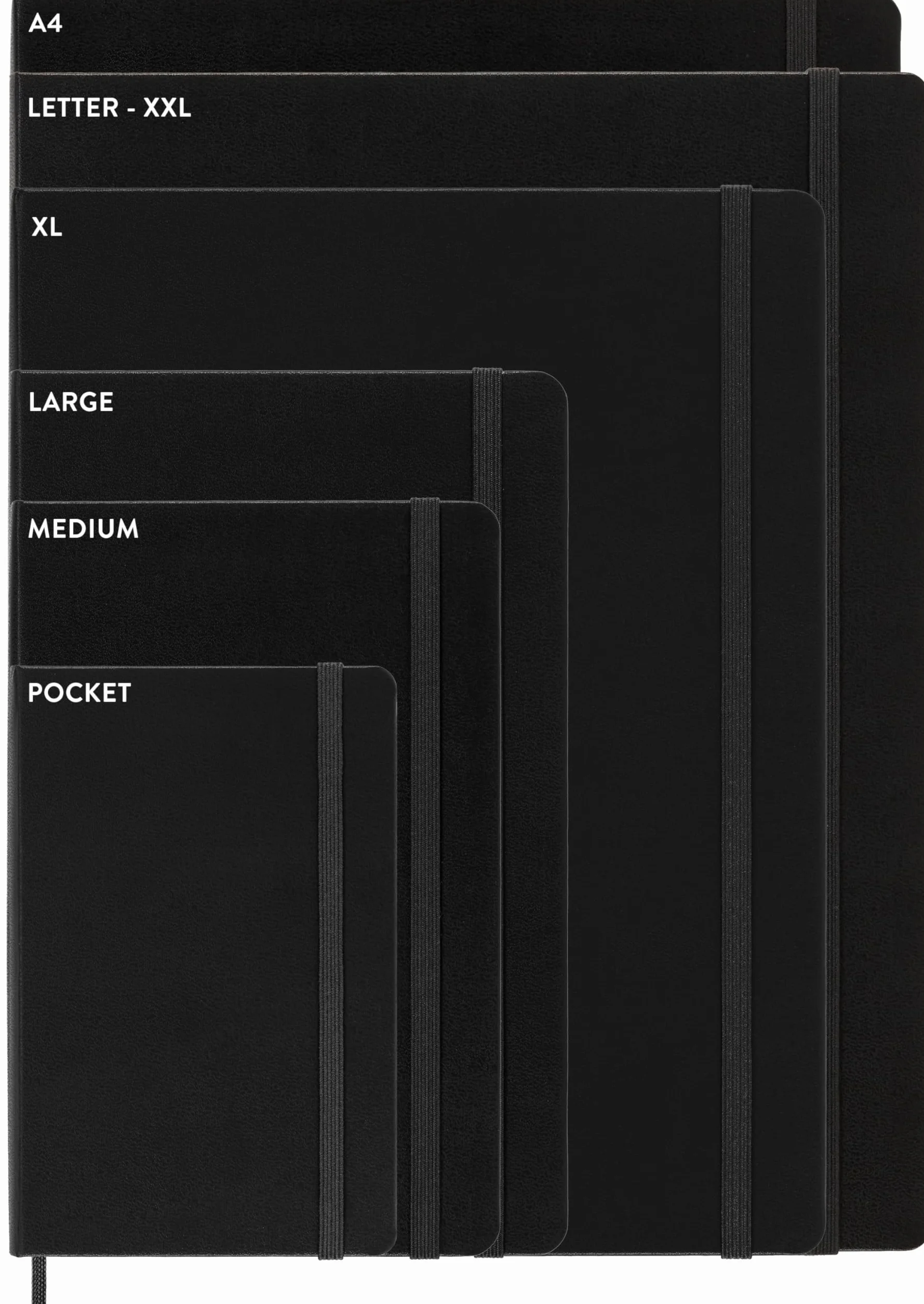 Moleskine Weekly Planner, Agenda Settimanale Verticale 12 Mesi 2025, Copertina Rigida e Chiusura Elastica, Colore Nero, Formato Large 13 x21 cm