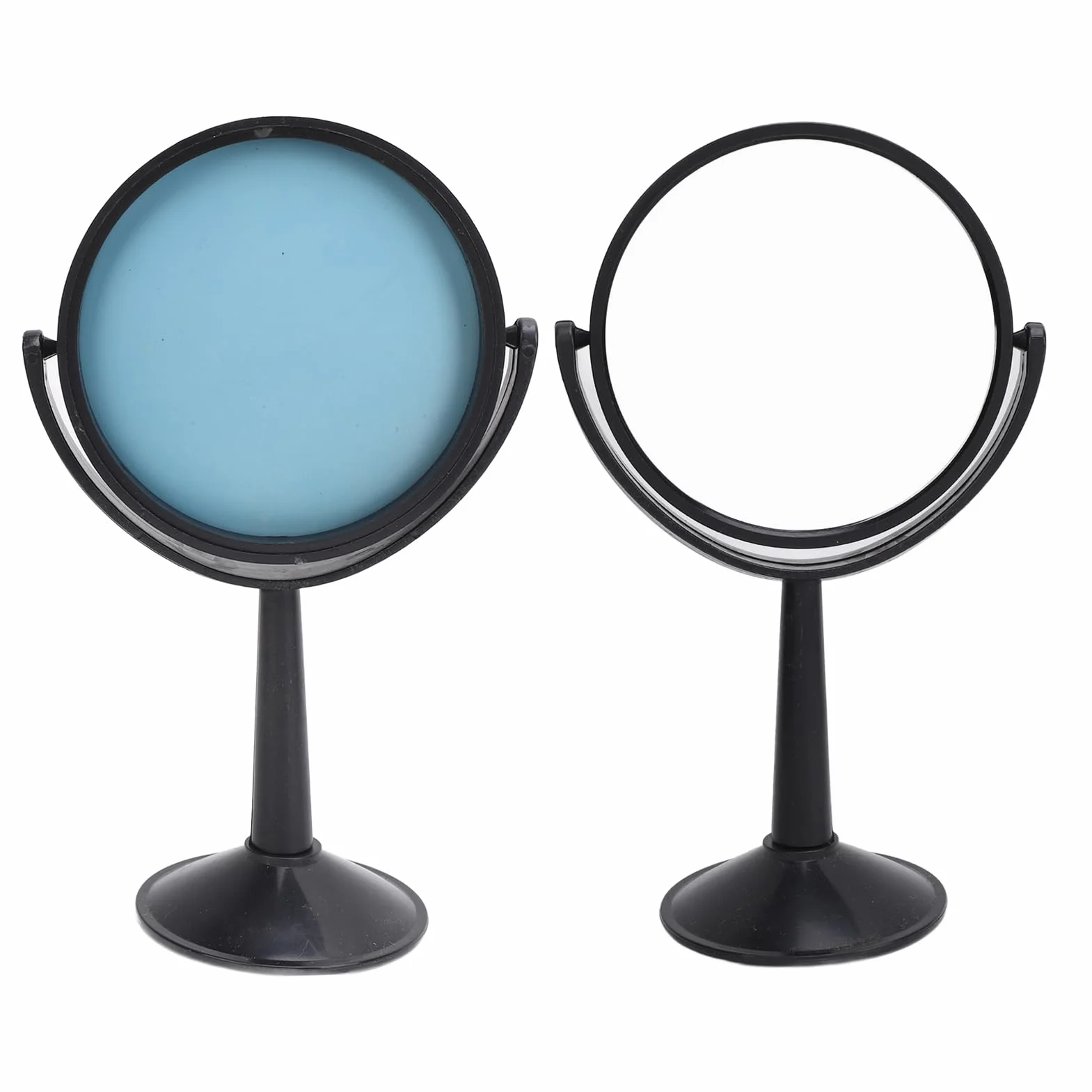 Specchio concavo, specchio concavo rotondo 10,2 cm con base, vista regolabile a 360 gradi, strumento sperimentale ottico per insegnare fisica dello spettro luminoso
