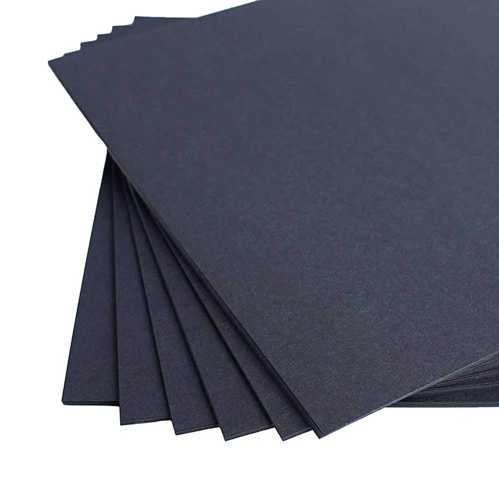 House of Card & Paper - Cartoncino formato A2, 210 g/mq, confezione da 25 fogli, colore: Nero