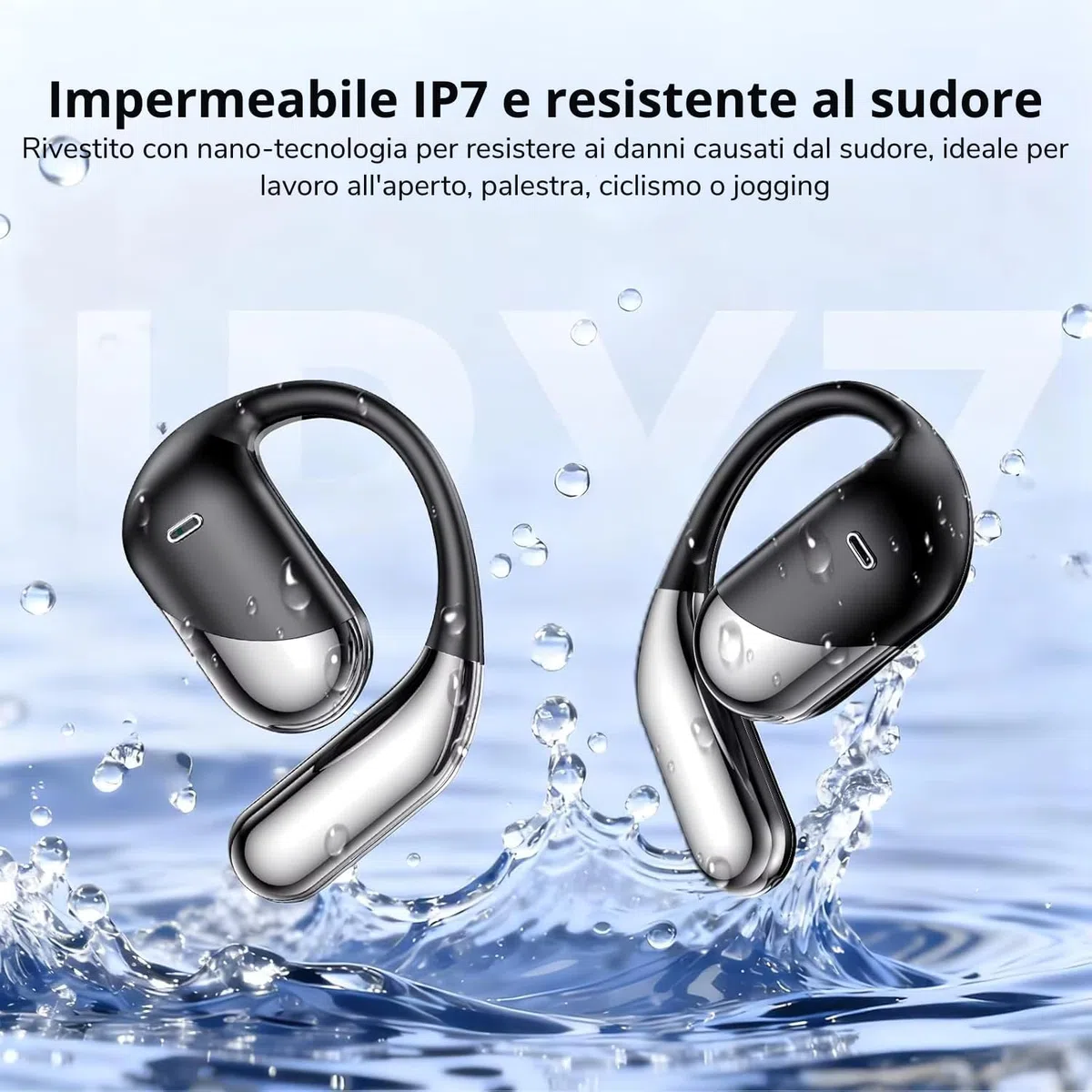 YYK-Q16S Cuffie Traduzione Istantanea Wireless Bluetooth 5.4 – Auricolari Smart con Traduttore Vocale in 144 Lingue, Audio HD, Microfono e Modalità Multiple – Ideali per Viaggi, Studio e Lavoro
