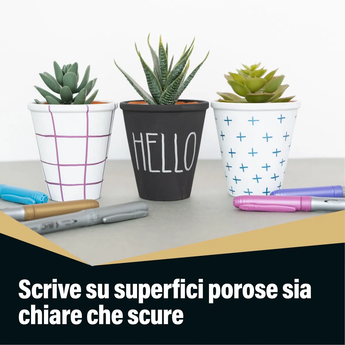 Bic Intensity, Pennarelli Colorati Indelebili, Set Cancelleria Casa E Scuola, 24 Unità, ‎Intenso/Pastello/Metallizzato, (la confezione può variare)