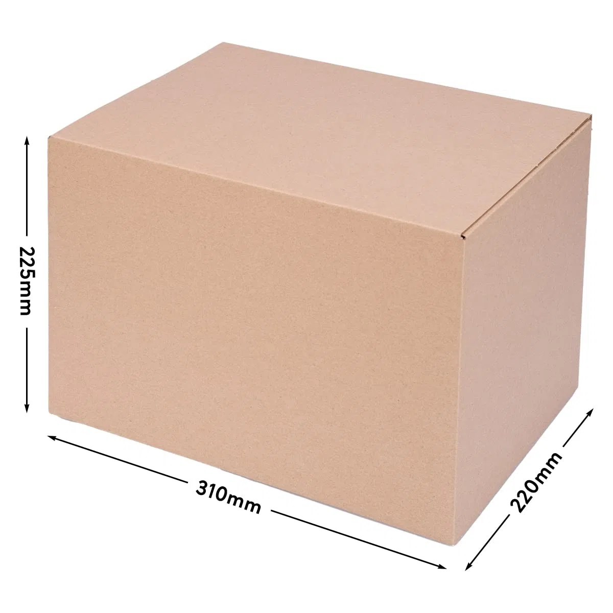 verpacking Cartone automatico 304 x 216 x 130-220 mm VP 50 altezza variabile marrone [dimensione e quantità selezionabili] cartoni da spedizione con coperchio autoadesivo 20 pezzi
