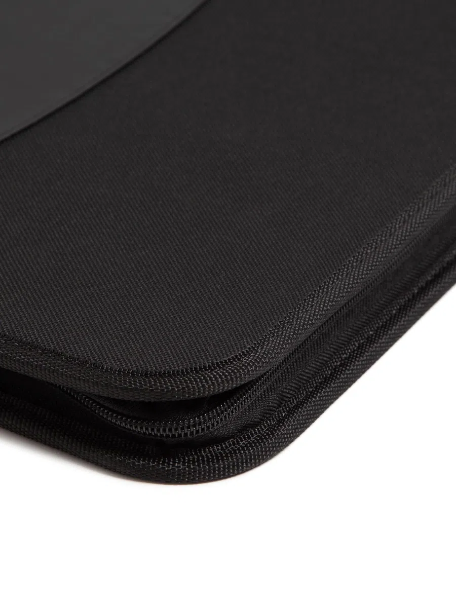 Smead 85845 - Blocco note a righe, con chiusura a cerniera, formato lettera, colore: Nero