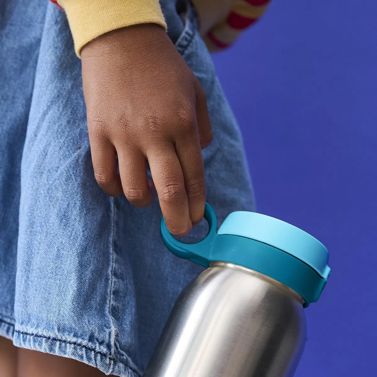 Mepal - Borraccia in Acciaio Inox con Tappo Flip Campus - Il Tappo si Apre con un Solo Clic - Adatta a Bevande Gassate - A Prova di Perdite - Coperchio Igienico - 600 ml - Spiderman